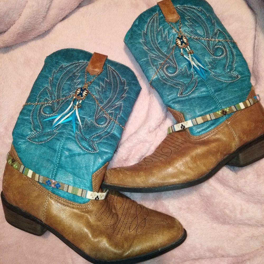 Coconuts Cowgirl Cowboy Boots